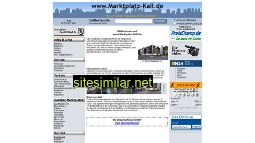 marktplatz-kall.de alternative sites