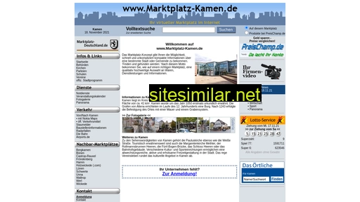 marktplatz-kamen.de alternative sites
