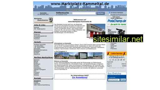 marktplatz-kammeltal.de alternative sites
