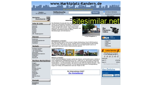 marktplatz-kandern.de alternative sites