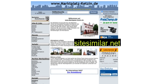marktplatz-ketzin.de alternative sites