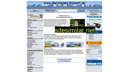 marktplatz-kisdorf.de alternative sites