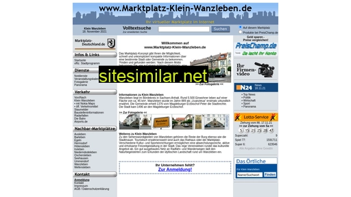 marktplatz-klein-wanzleben.de alternative sites