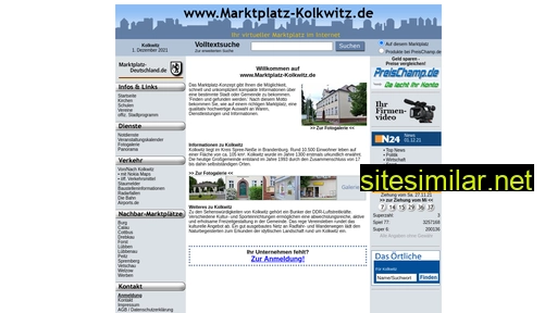 marktplatz-kolkwitz.de alternative sites