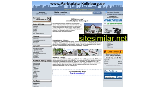 marktplatz-kollnburg.de alternative sites