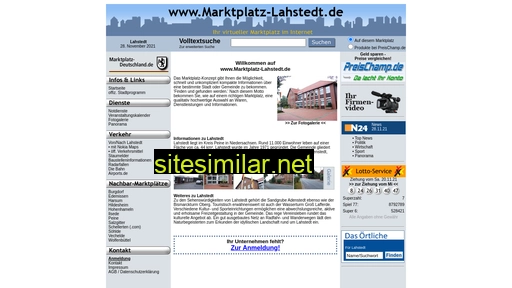 marktplatz-lahstedt.de alternative sites