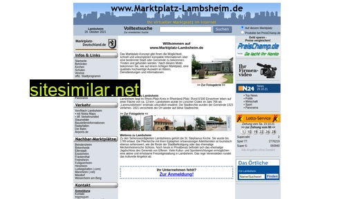 Marktplatz-lambsheim similar sites