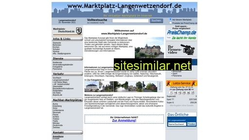 marktplatz-langenwetzendorf.de alternative sites