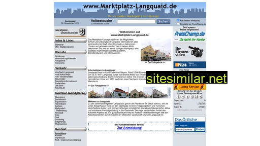 marktplatz-langquaid.de alternative sites