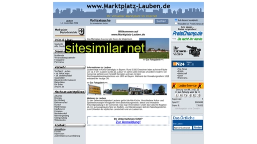 marktplatz-lauben.de alternative sites