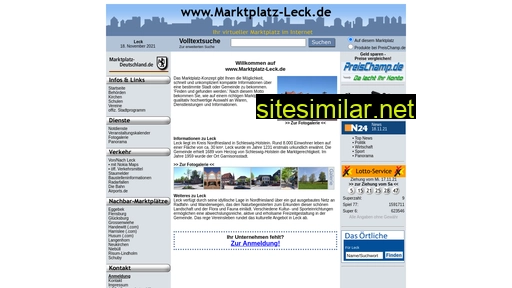marktplatz-leck.de alternative sites