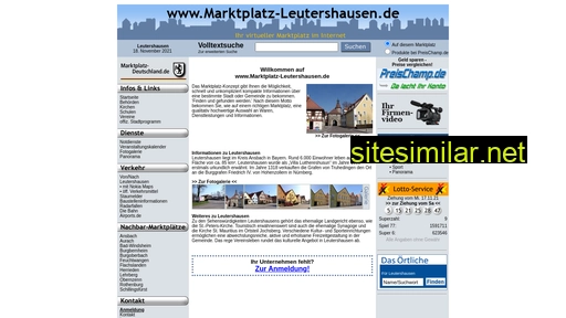 marktplatz-leutershausen.de alternative sites