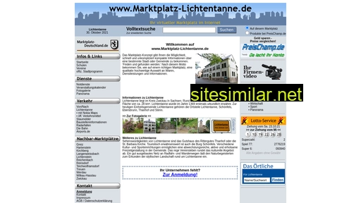 marktplatz-lichtentanne.de alternative sites