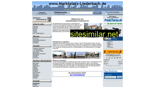 marktplatz-liederbach.de alternative sites