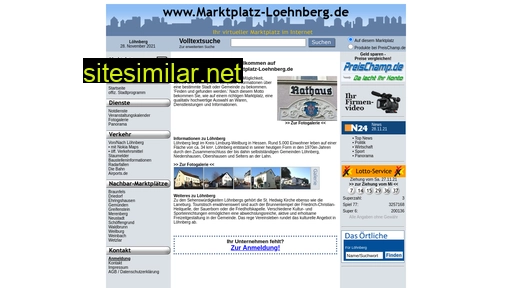 marktplatz-loehnberg.de alternative sites
