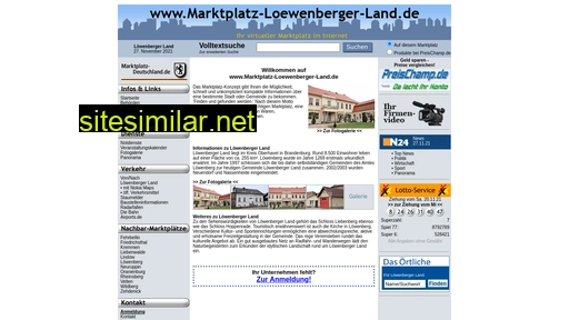marktplatz-loewenberger-land.de alternative sites