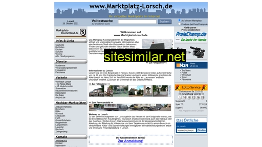 marktplatz-lorsch.de alternative sites