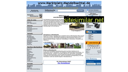 marktplatz-mandelbachtal.de alternative sites