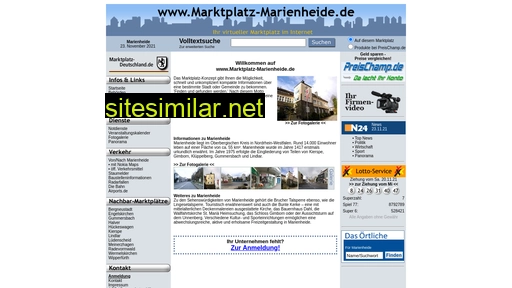 marktplatz-marienheide.de alternative sites