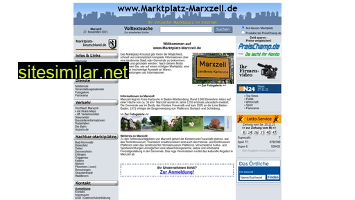 marktplatz-marxzell.de alternative sites