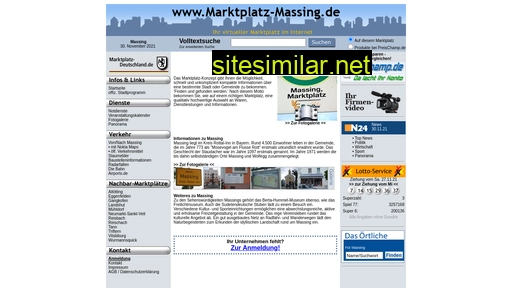 marktplatz-massing.de alternative sites