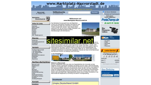 marktplatz-maxvorstadt.de alternative sites