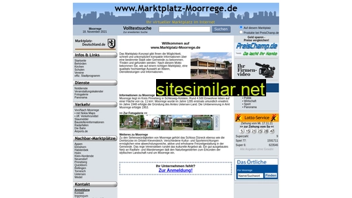 marktplatz-moorrege.de alternative sites