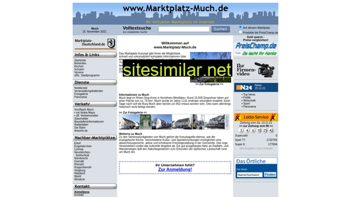 marktplatz-much.de alternative sites