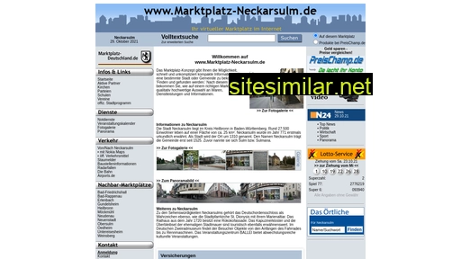 marktplatz-neckarsulm.de alternative sites