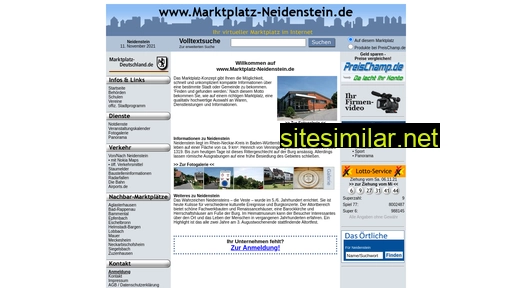 marktplatz-neidenstein.de alternative sites