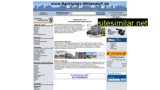 Marktplatz-nittendorf similar sites