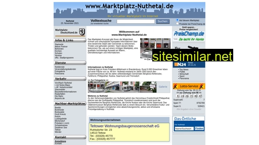Marktplatz-nuthetal similar sites