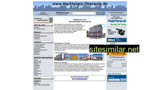 marktplatz-oberaula.de alternative sites