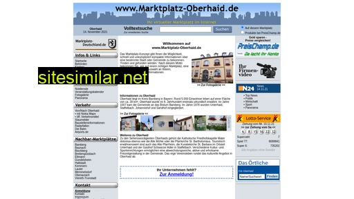 marktplatz-oberhaid.de alternative sites
