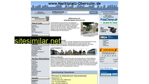 Marktplatz-obersulm similar sites