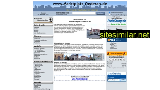 marktplatz-oederan.de alternative sites