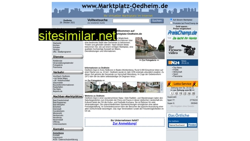 marktplatz-oedheim.de alternative sites