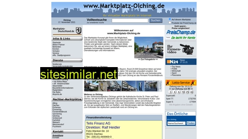 marktplatz-olching.de alternative sites