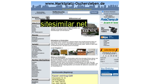 marktplatz-oschersleben.de alternative sites