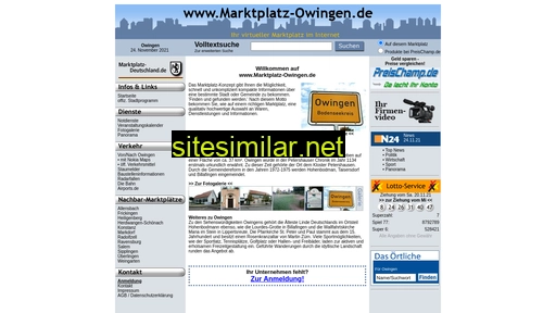 marktplatz-owingen.de alternative sites