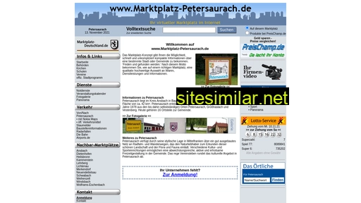 marktplatz-petersaurach.de alternative sites