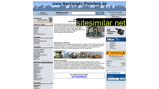 marktplatz-pleinfeld.de alternative sites