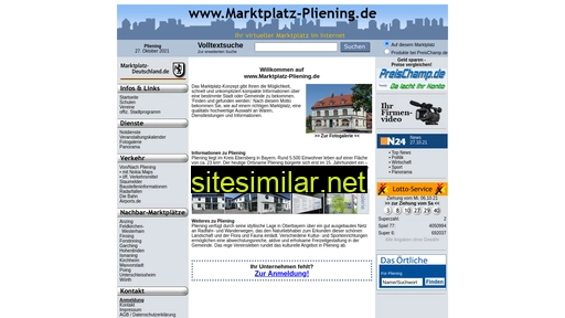 marktplatz-pliening.de alternative sites