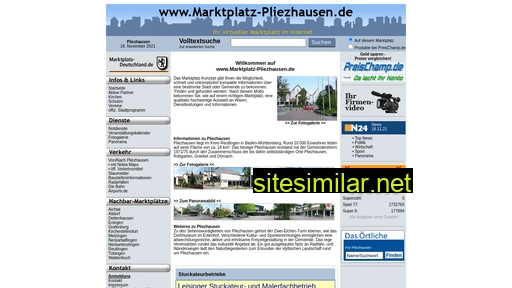 marktplatz-pliezhausen.de alternative sites