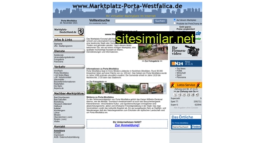 Marktplatz-porta-westfalica similar sites