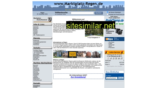 marktplatz-regen.de alternative sites