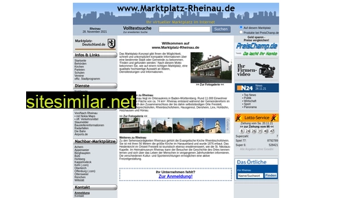 marktplatz-rheinau.de alternative sites
