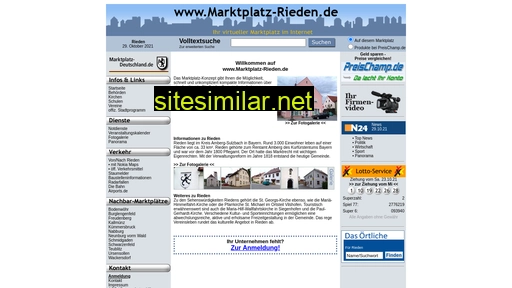 Marktplatz-rieden similar sites
