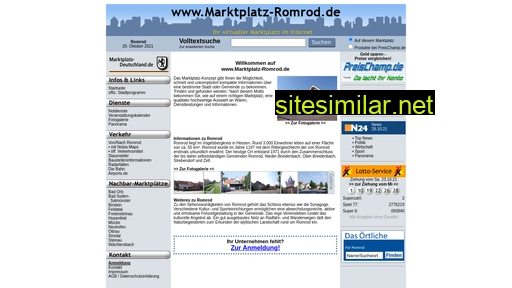 Marktplatz-romrod similar sites