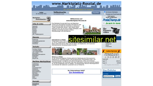 marktplatz-rosstal.de alternative sites